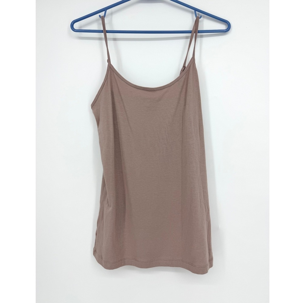 Forever 21 Womens Mauve Brown Adjustable Spaghetti Strap Cami Tank Top Large